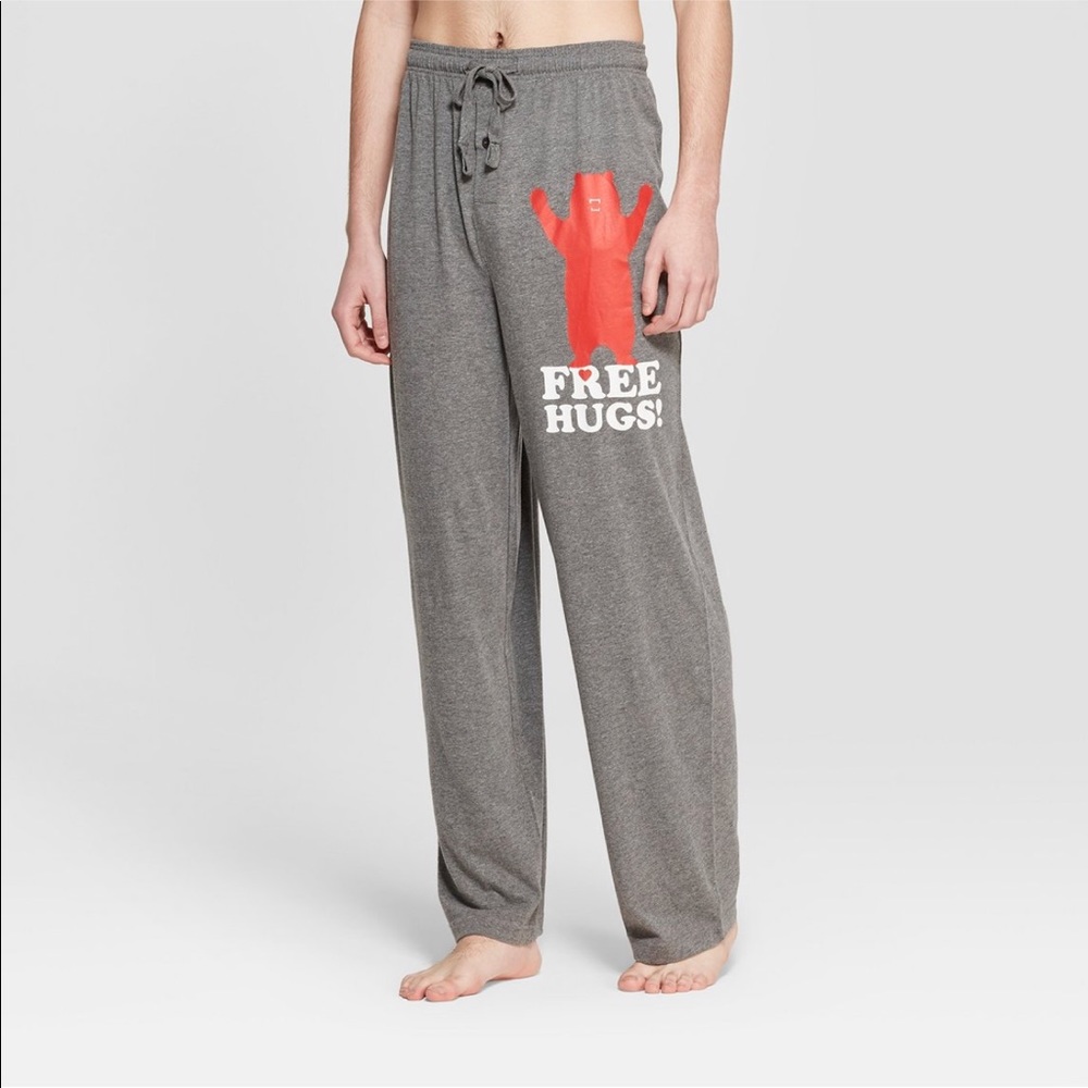 Walnut &39th Bear Free Hugs Pajamas Pants Sz M